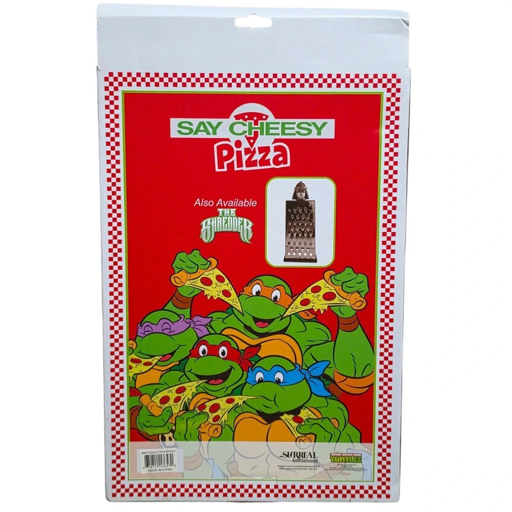Teenage Mutant Ninja Turtles Pizza Serving Set Cutter Server TMNT Surreal Retro